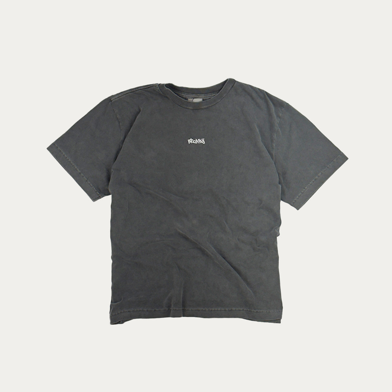 CAMISETA BORBOLETA CINZA – MODELO OVERSIZED | BRONKY