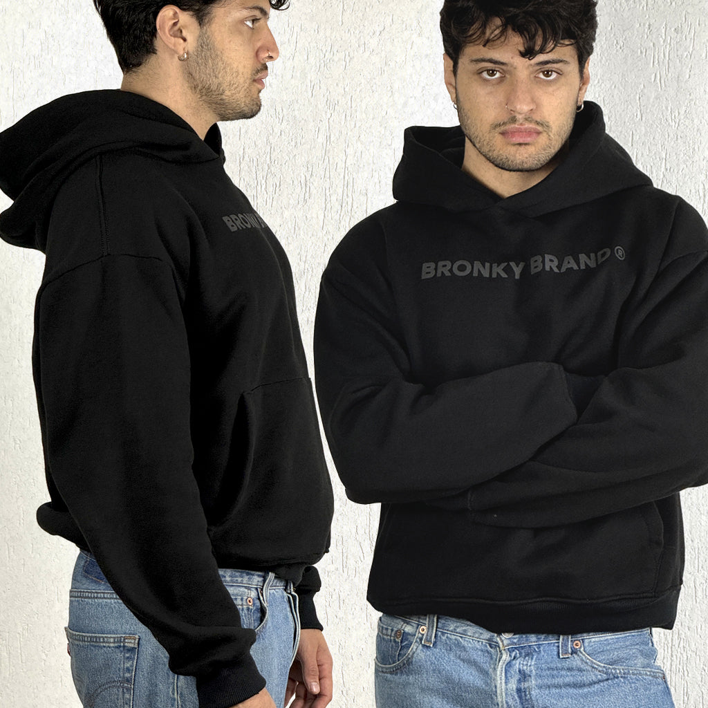 MOLETOM PRETO – MODELO BOX FIT | BRONKY