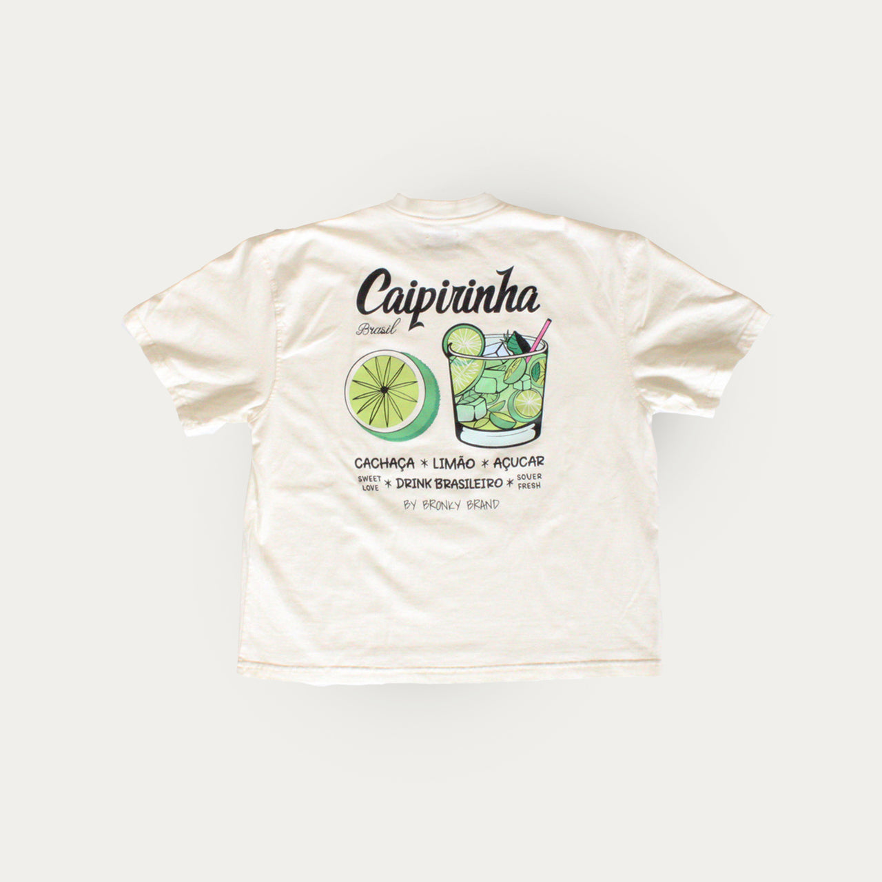 CAMISETA CAIPIRINHA – MODELO BOXY | BRONKY
