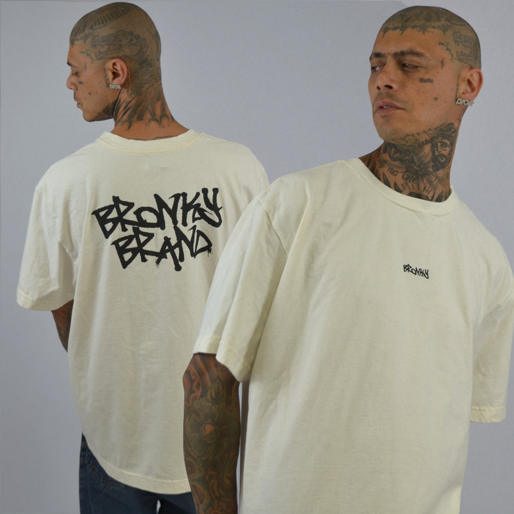 CAMISETA OFF-WHITE – MODELO OVERSIZED | BRONKY