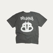 CAMISETA BORBOLETA CINZA – MODELO OVERSIZED | BRONKY