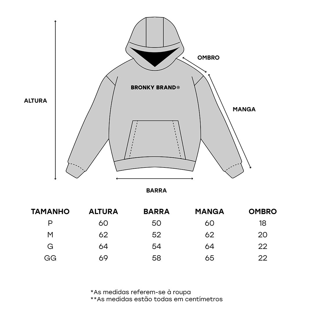 MOLETOM PRETO – MODELO BOX FIT | BRONKY